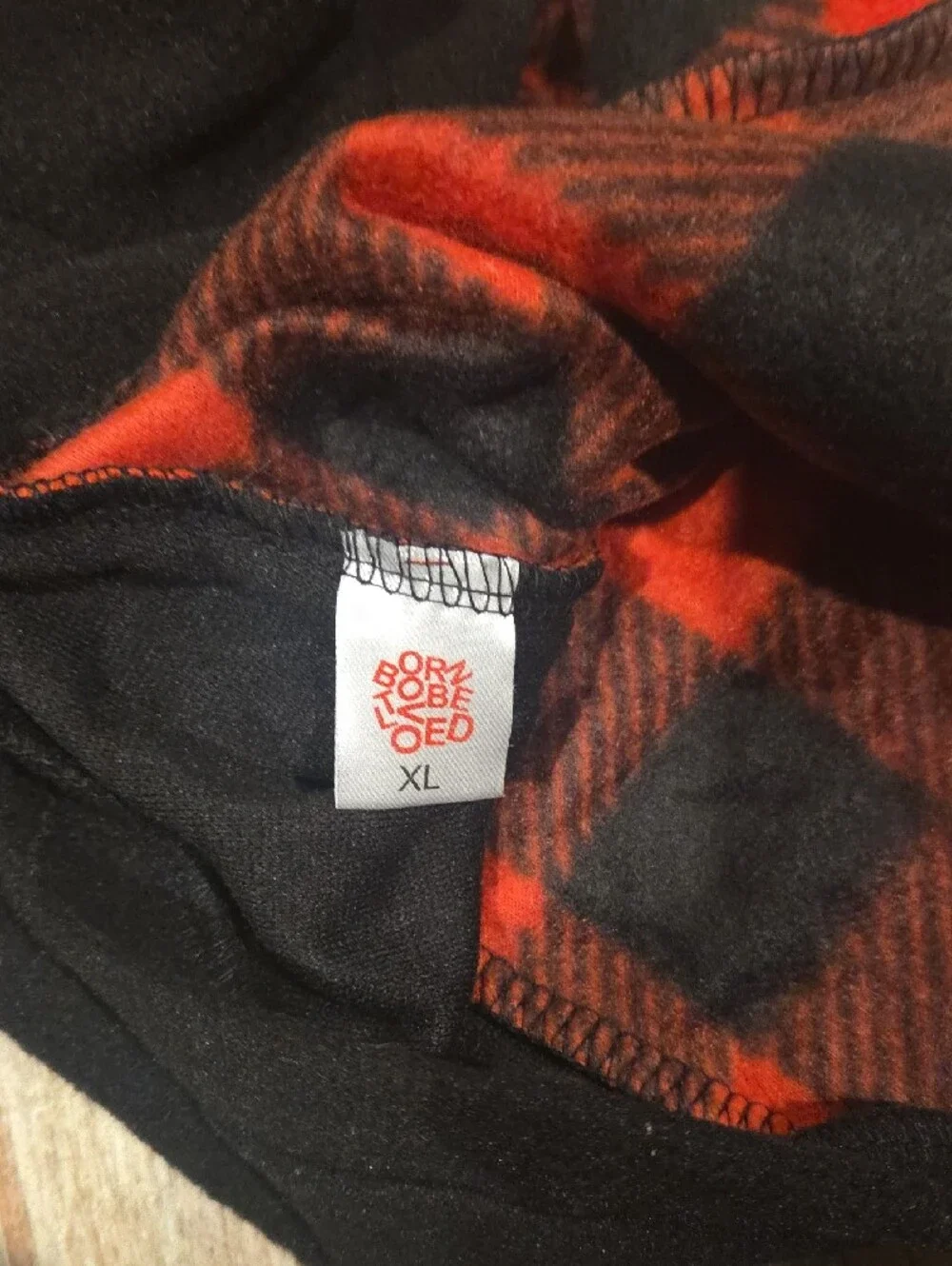 Red & Black Buffalo Plaid Hooded Dog Coat